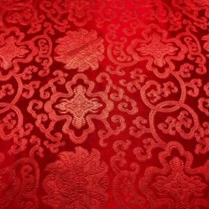 Brocade Print - Red Oriental 610389