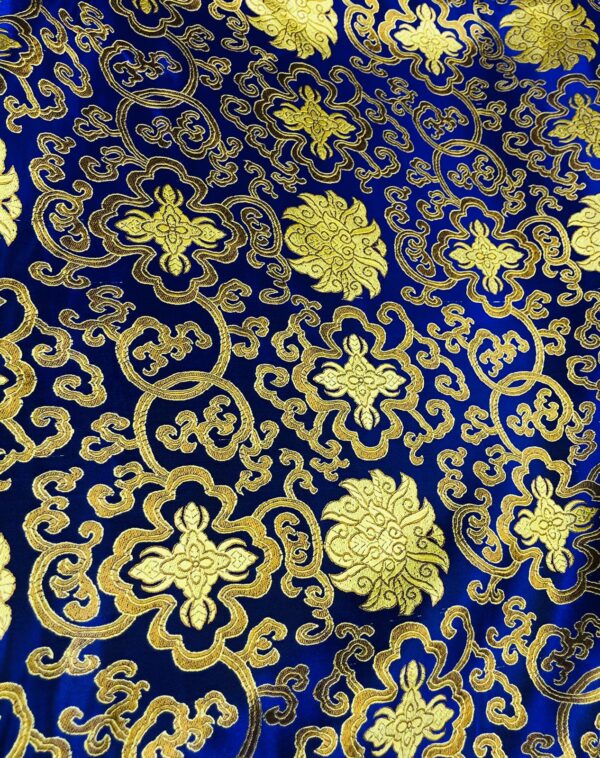 Brocade Print - Royal Blue 609488