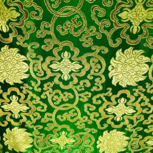 Brocade Print - Emerald Green Oriental 609489