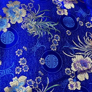 Brocade Print - Royal Blue Oriental 609488