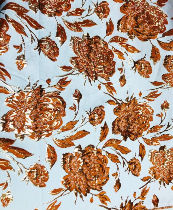 Brocade Print - Orange 610369