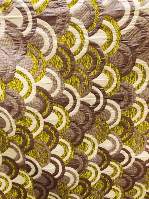 Printed Upholstery – Brown & Olive 610766