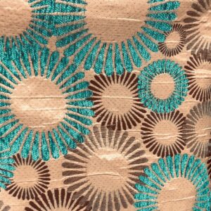 Printed Upholstery – Petals Tiffany Blue 610772