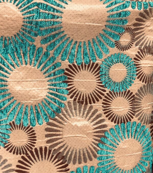 Printed Upholstery – Petals Tiffany Blue 610772