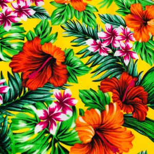 Tropical Print - Yellow and Orange 610835