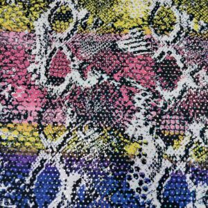Snake - Animal Stretch Sequin - Pink, Blue, Yellow, Green 608193