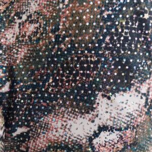 Snake - Animal Stretch Sequin - Dark Brown, Black 608193