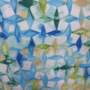 Sheeting - Cotton - Blue, Green 610732