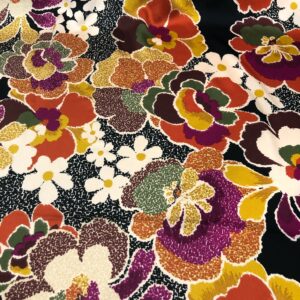 Bubble Shine - Floral Print - Brown 610960