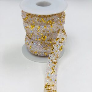 Trim - Beaded - White 3/8"