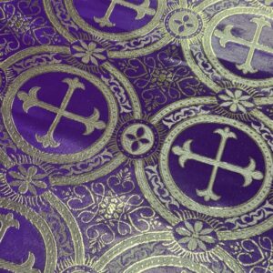 Metallic - Purple and Gold Cross Metallic 609265