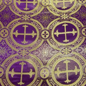 Metallic - Purple and Gold Cross Metallic 609265