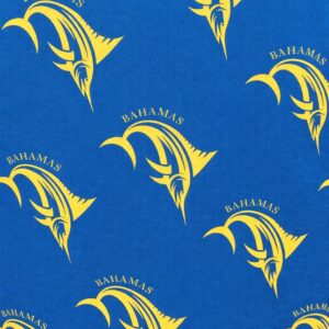 Bahamian Marlin Print - Aqua - 612079