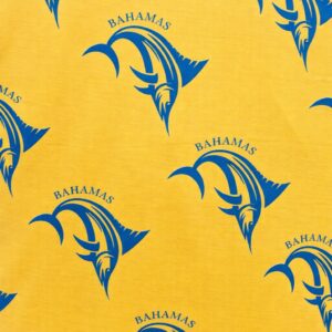 Bahamian Marlin Print - Gold - 612079