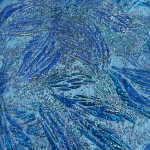 Tropical Metallic Brocade - Royal - 611864
