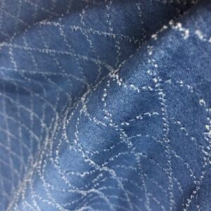 Distressed Denim - Cotton - Blue - 611380